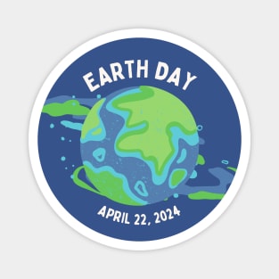 Earth Day 2024 April 22 Magnet